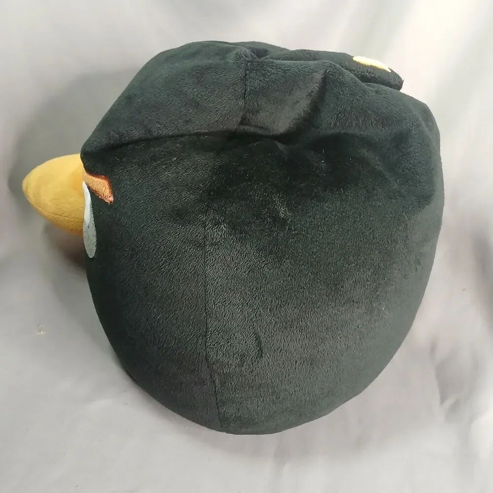 Angry Birds BOMB Black Bird Plush Soft Stuffed Micro Bean Bag Pillow 14